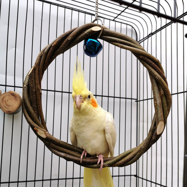 Chewing Rattan Ring For Birds