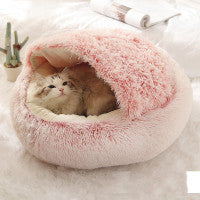 2-in-1 Plush Pet Bed